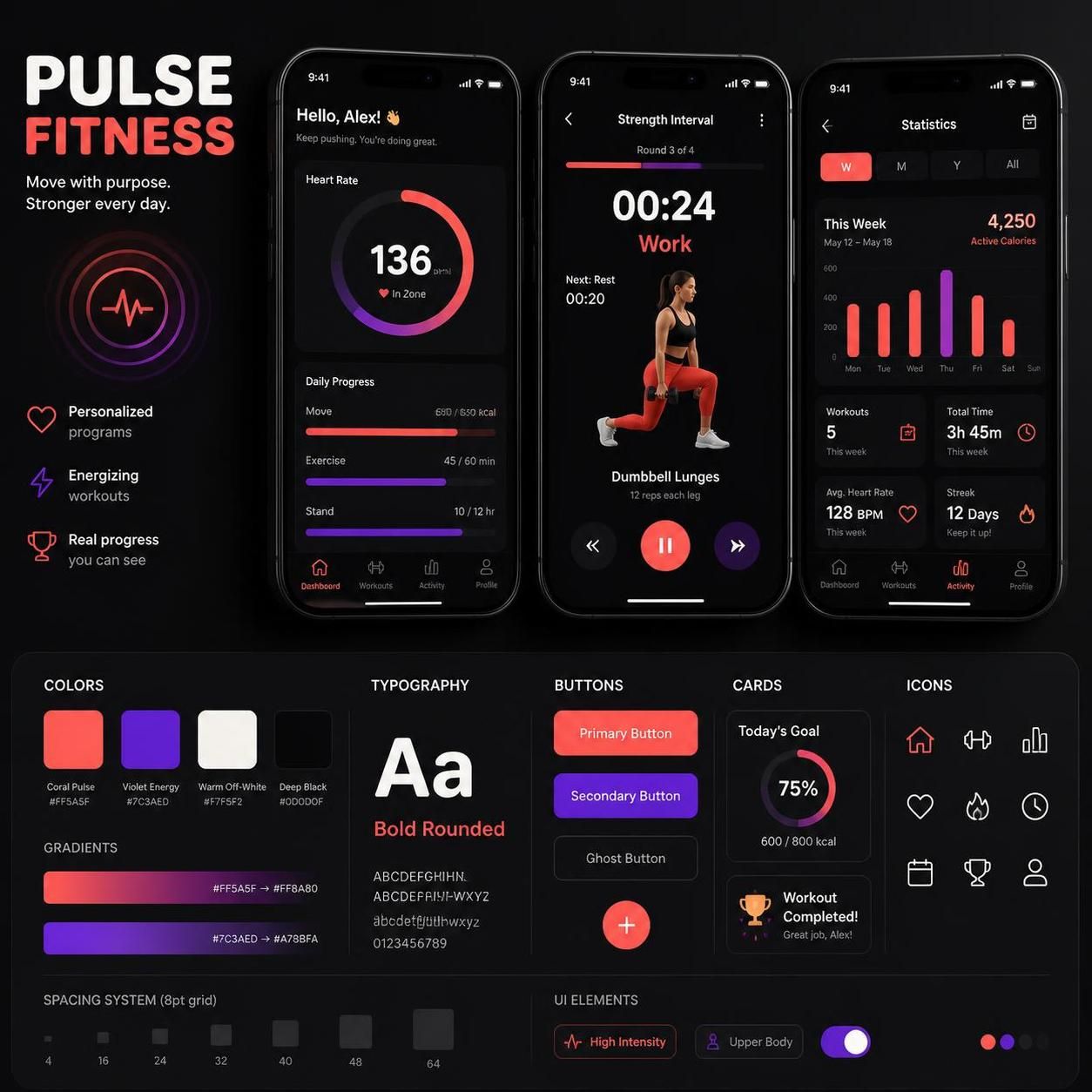 Pulse Fitness app